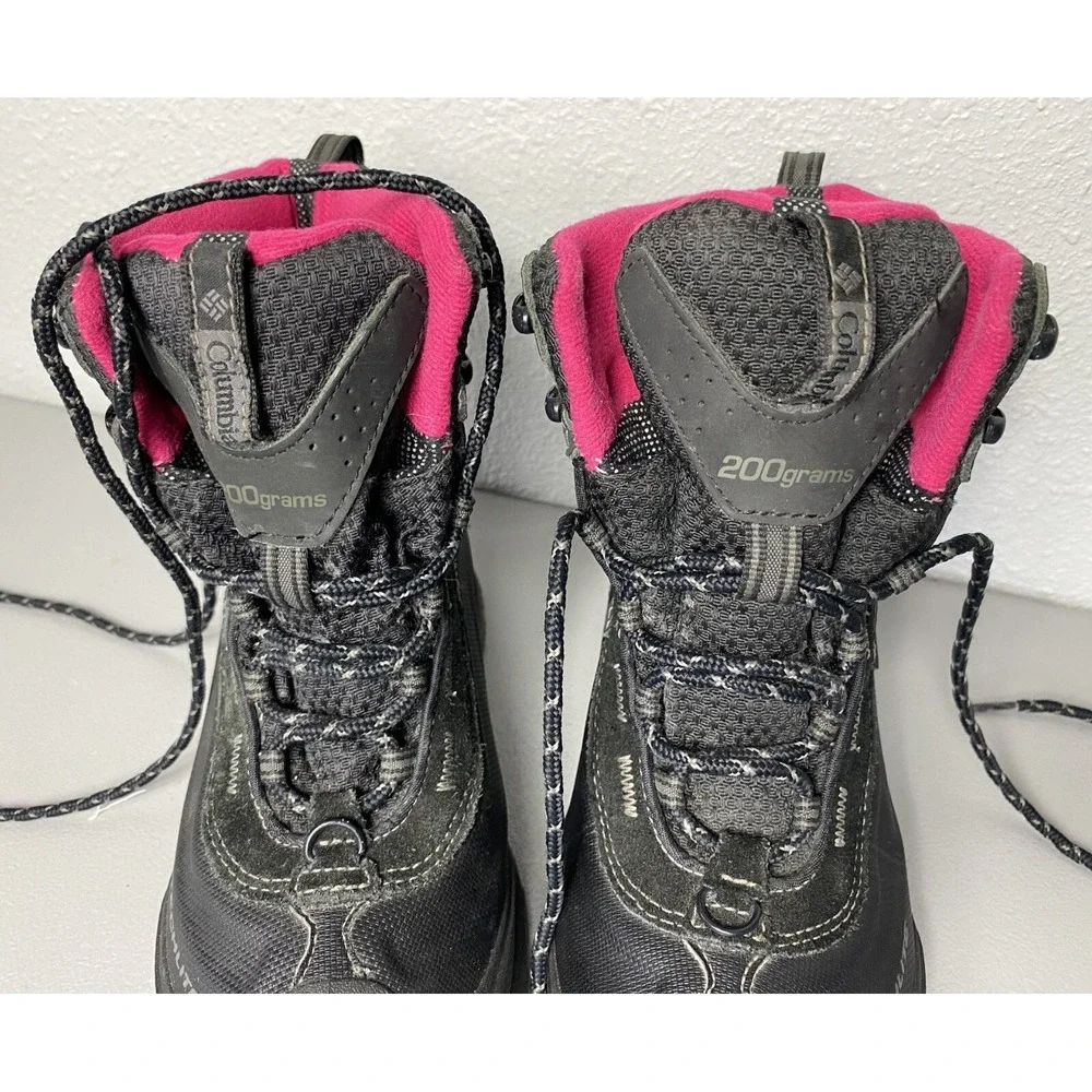 Columbia Bugaboot Techlite Omni Heat 200 Grams Black Boots Women's Size 6